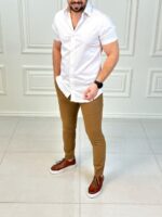 پیراهن کوتاه 04025 کورینا سفید - Image 2
