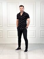 شلوار پارچه ای 16142مشکی - Image 2