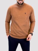 پلیور یقه 5 سانت polo قهوه ای - Image 2