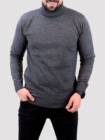 بافت یقه اسکی POLO خاکستری - Image 2