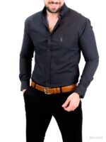 پیراهن 03029 POLO ذغالی - Image 4