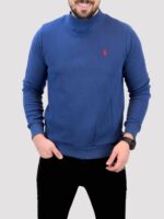 پلیور یقه 5 سانت polo آبی - Image 2