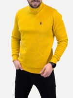 پلیور یقه 5 سانت polo خردلی - Image 2