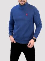 پلیور یقه 5 سانت polo آبی - Image 3