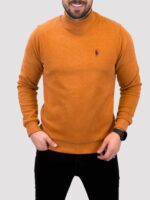 پلیور یقه 5 سانت polo عسلی - Image 2