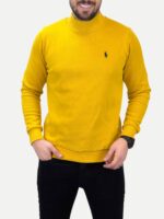 پلیور یقه 5 سانت polo خردلی - Image 3