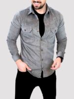 پیراهن مخمل 2003 طوسی