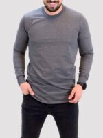 تیشرت 180201 ZARA خاکستری - Image 4