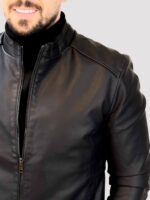 کت چرم 2316 مشکی - Image 5
