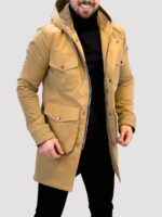 کاپشن بلند ZARA خردلی - Image 2