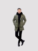 کاپشن بلند ZARA سبز - Image 4