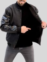 بامبر جکت 11041 ذغالی - Image 3