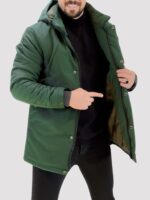 کاپشن بلند 11023 سبز - Image 3