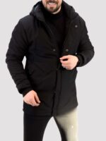 کاپشن بلند 11023 مشکی - Image 3