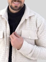 پیراهن پشمی 031214 کرم - Image 2