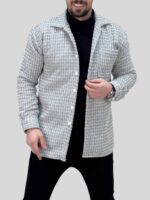 پیراهن پشمی 031212 سبز روشن - Image 3