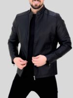 کت چرم 2331 مشکی - Image 5