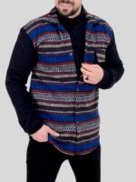 پیراهن پشمی 0312100 آبی - Image 4