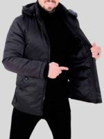 کاپشن بلند 110203 مشکی - Image 2
