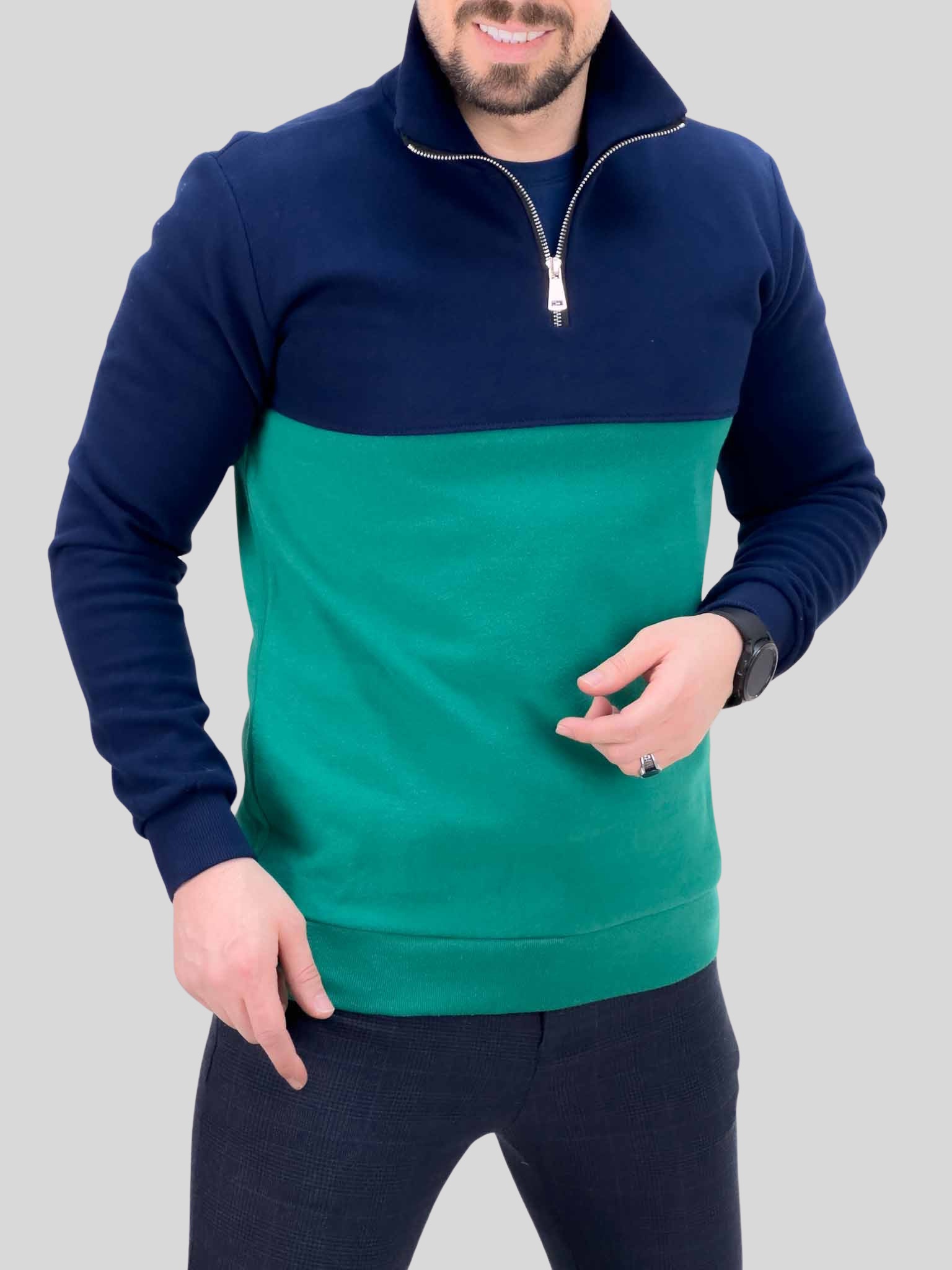 A6747585-E21F-4EE0-9500-6D479775DB00 پلیور 06081 POLO سبز - Image 1
