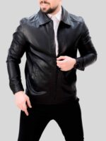 کت چرم 2037 مشکی - Image 3