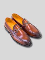 کفش 050102 LOAFERS عسلی - Image 5