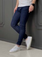 شلوارجین 28809 Bershka سورمه ای