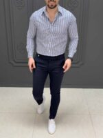 پیراهن 270502 AKOMOD  آبی - Image 2