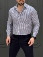 پیراهن 270502 AKOMOD  آبی - Image 3