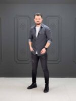 پیراهن جین 030713 ZARA ذغالی - Image 3