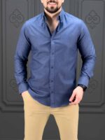 پیراهن 03141 POLO آبی - Image 3