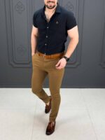 پیراهن کوتاه 040802 BENETTON مشکی - Image 3