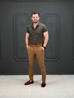 پیراهن کوتاه 040802 BENETTON سدری - Image 2