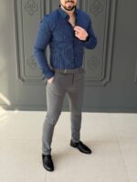 پیراهن 030120 DIOR سرمه ای - Image 2