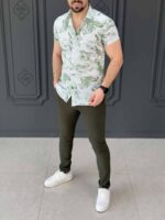 پیراهن 041506 هاوایی Bershka - Image 2