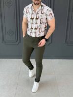 پیراهن 041502 هاوایی Bershka - Image 2