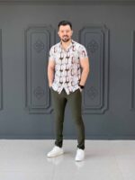 پیراهن 041502 هاوایی Bershka - Image 3