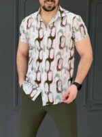 پیراهن 041502 هاوایی Bershka - Image 4