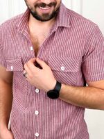 پیراهن کوتاه 041334 ZARA قرمز - Image 2