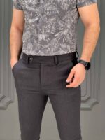 پیراهن 040541 ZARA خاکستری - Image 3