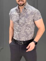 پیراهن 040541 ZARA طوسی - Image 2