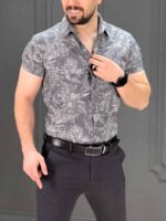 پیراهن 040541 ZARA خاکستری - Image 2