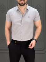 پیراهن کوتاه 040802 طوسی - Image 3