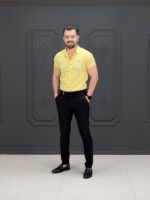 پیراهن کوتاه 040802 لیمویی - Image 2
