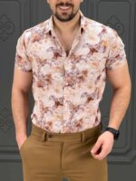 پیراهن 041510 هاوایی Bershka - Image 2