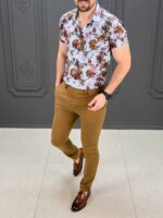پیراهن 041505 هاوایی Bershka - Image 2