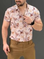 پیراهن 041510 هاوایی Bershka - Image 3