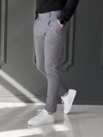 شلوار 396 ZARA طوسی - Image 4