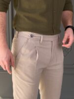 شلوار 396 ZARA کرم - Image 3