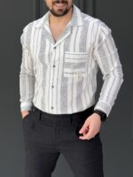 پیراهن 030118 ZARA طوسی - Image 4